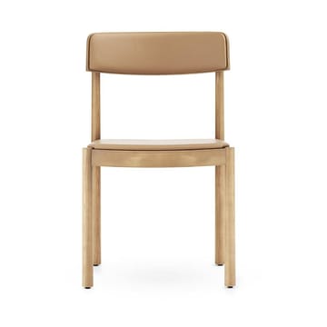 Timb stol med hynde - Tan/Ultra leather/Camel - Normann Copenhagen