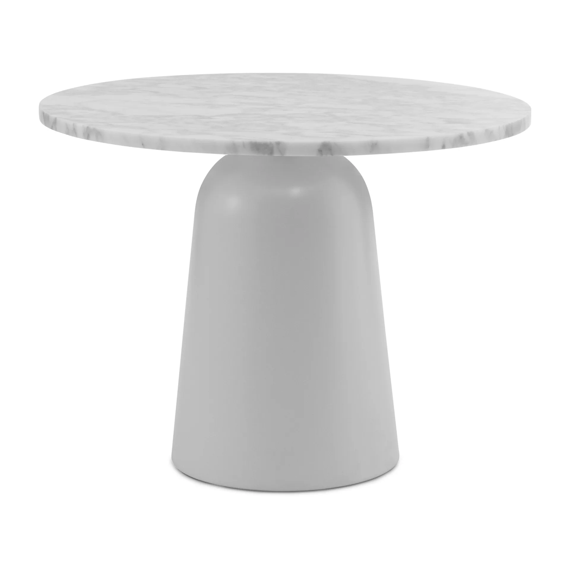 Turn justerbart bord Ø55 cm, Hvid marmor Normann Copenhagen