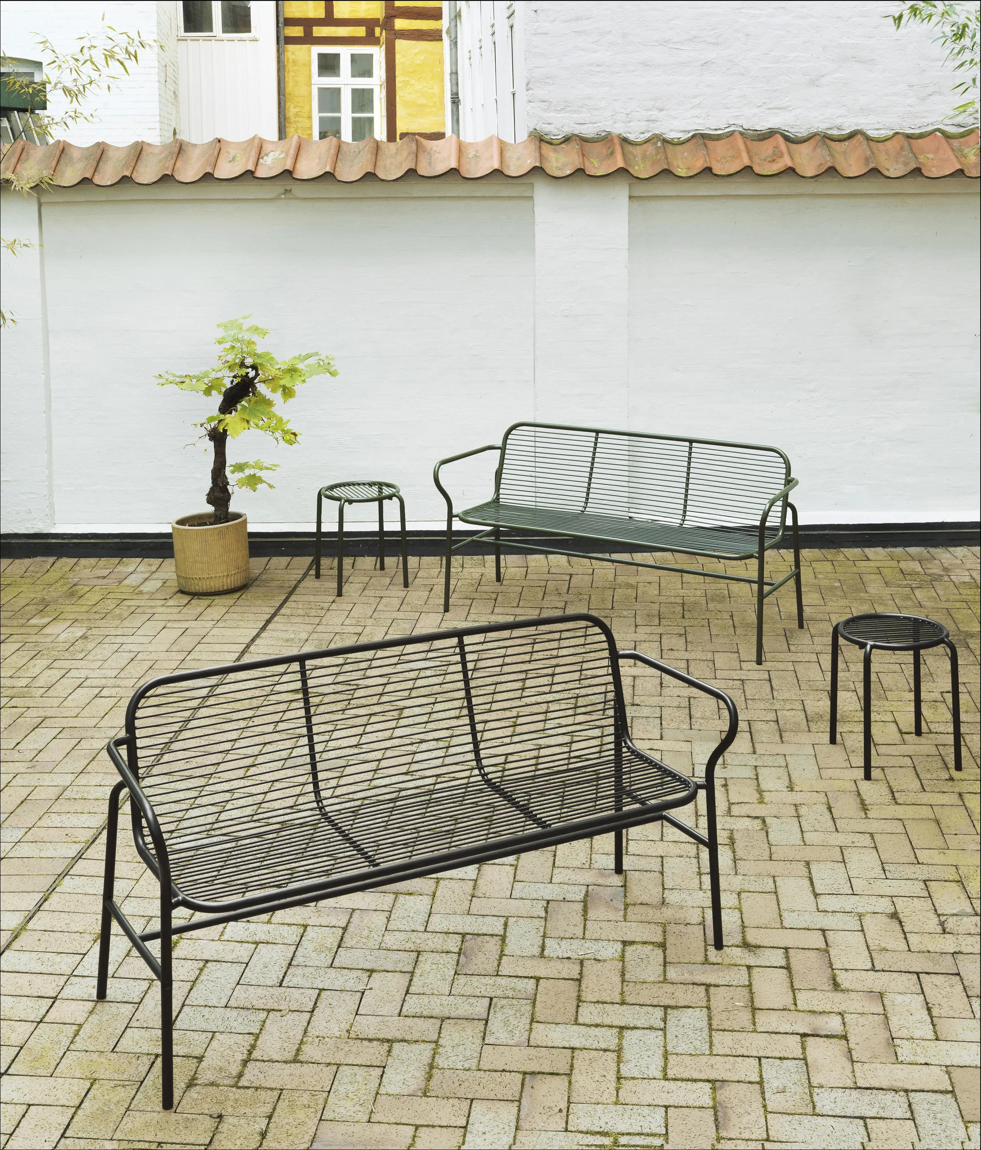 Vig Dining bænk, Grøn Normann Copenhagen