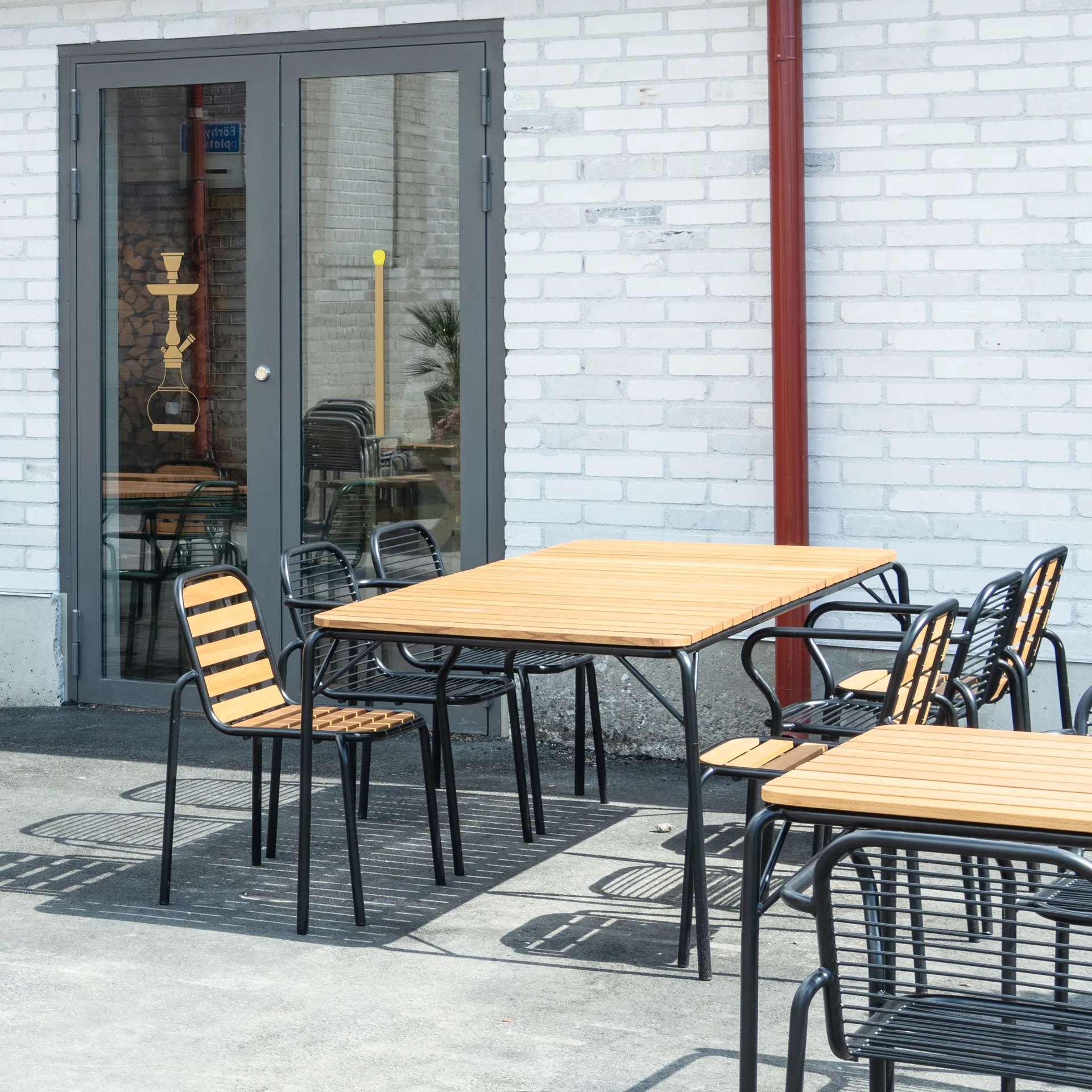 Vig Robinia spisebord 90x200 cm, Black Normann Copenhagen