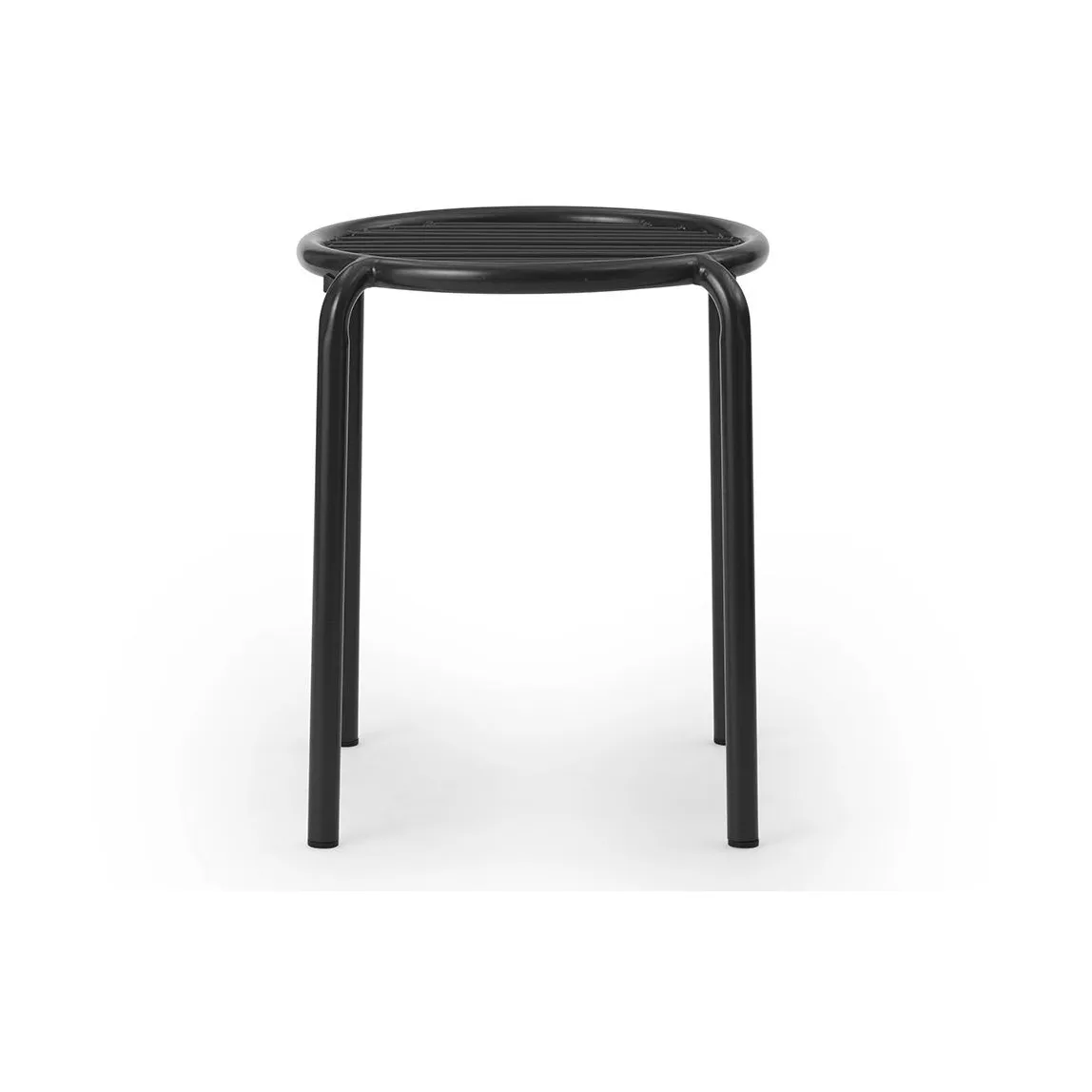 Vig rund skammel, Sort, Ø41x46 cm Normann Copenhagen