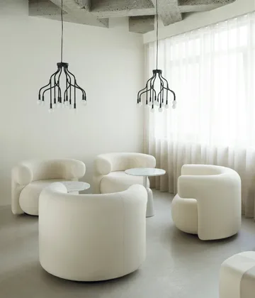 Vækst Loftlampe Small - Sort - Normann Copenhagen