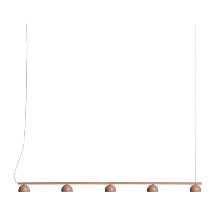 Blush Rail 5 loftslampe, Warm beige Northern