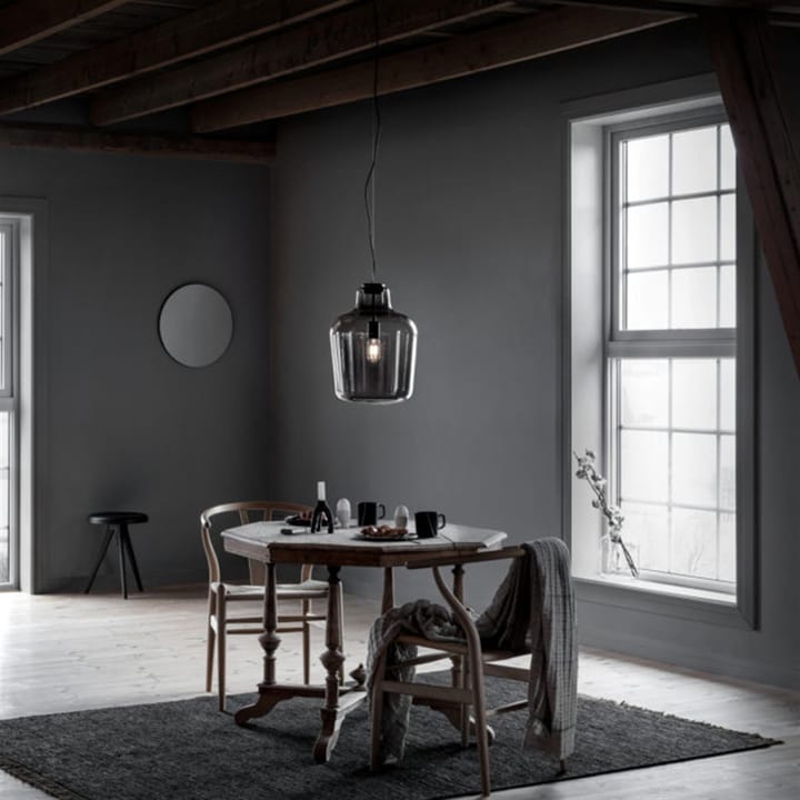 Say my name loftlampe, smoked grey glossy (grå blank) Northern