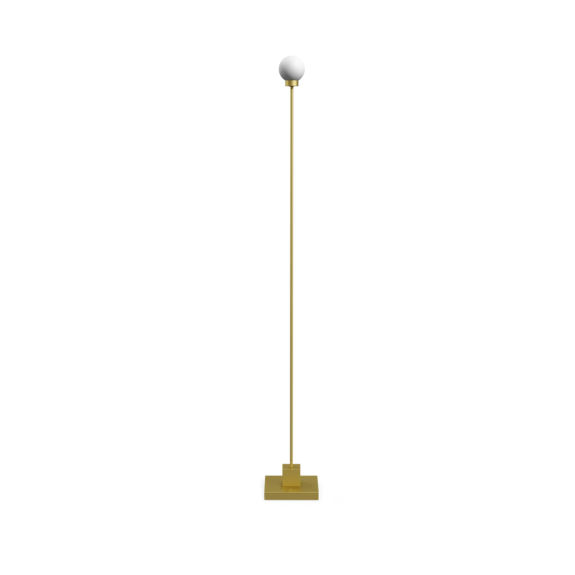 Snowball portabel gulvlampe 122 cm, Messing Northern
