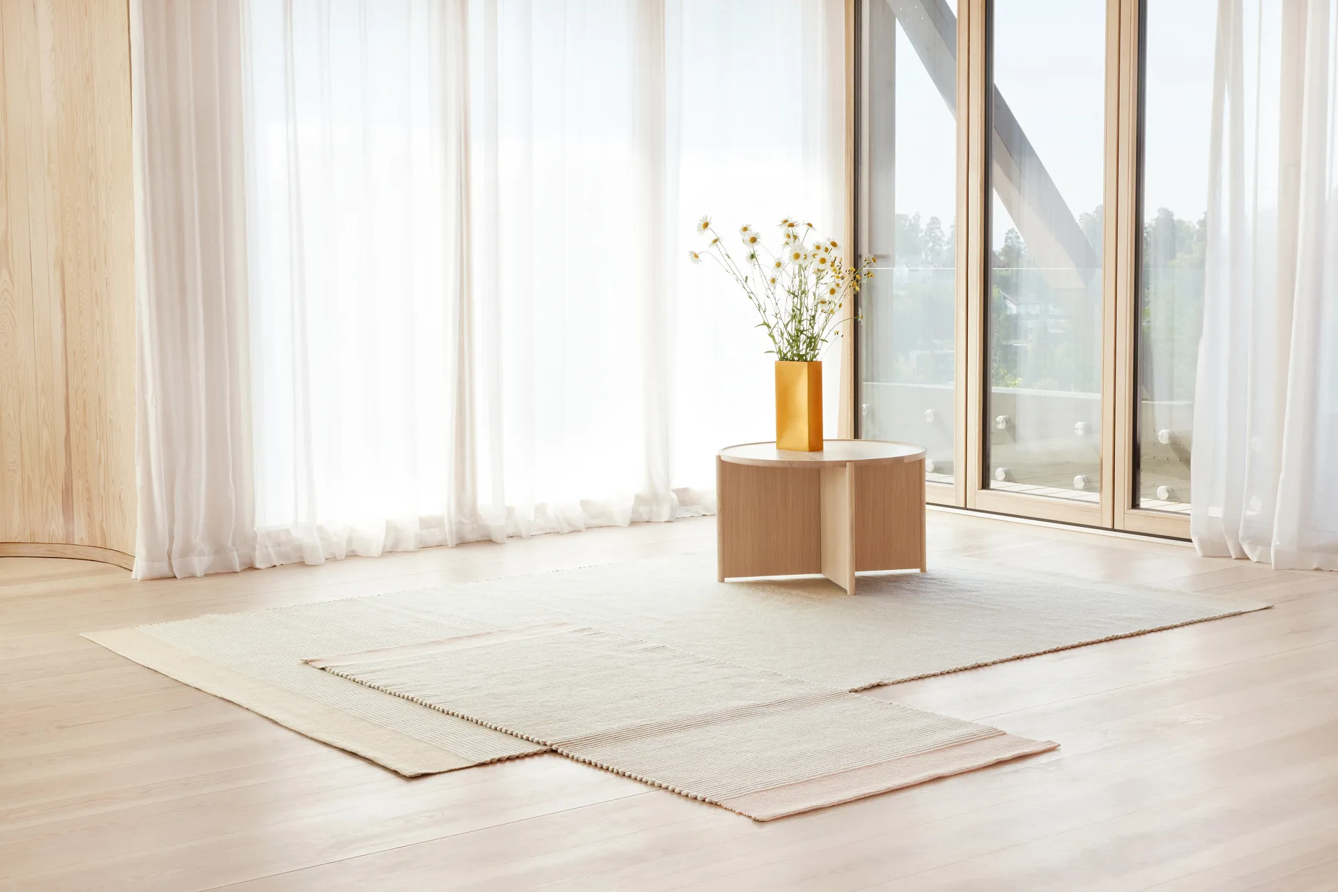 Spool tæppe 200x300 cm, Grey-yellow Northern