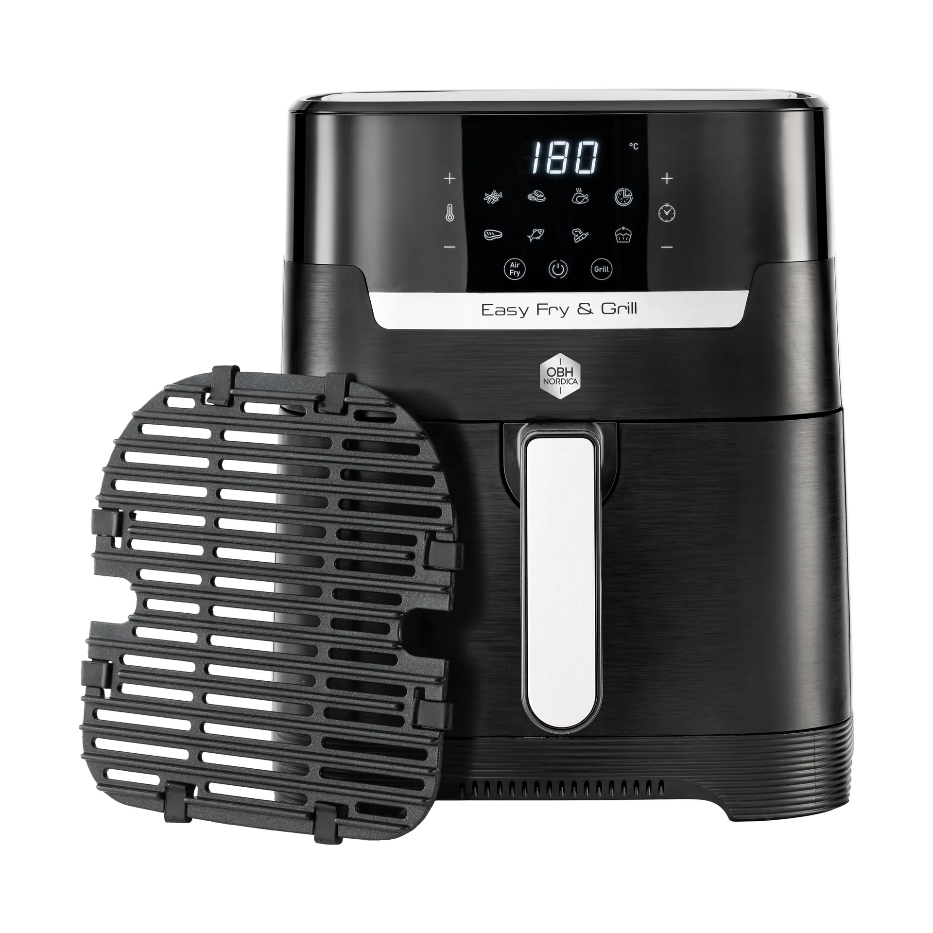 Easy Fry & Grill Precision 2-in-1 Airfryer, Sort OBH Nordica
