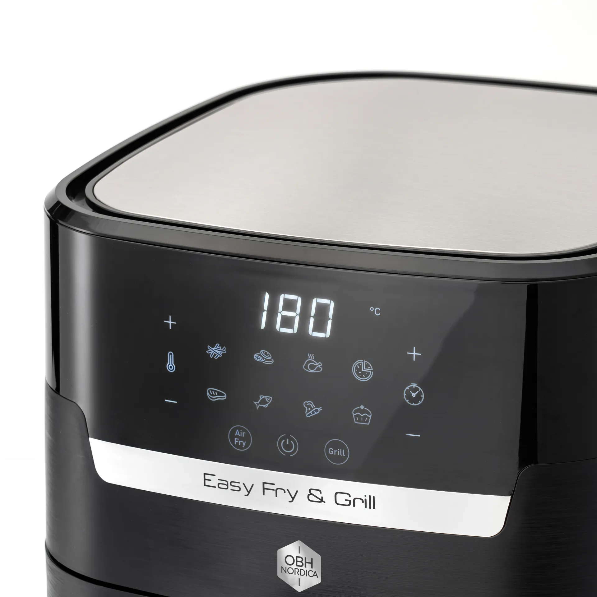 Easy Fry & Grill Precision 2-in-1 Airfryer, Sort OBH Nordica