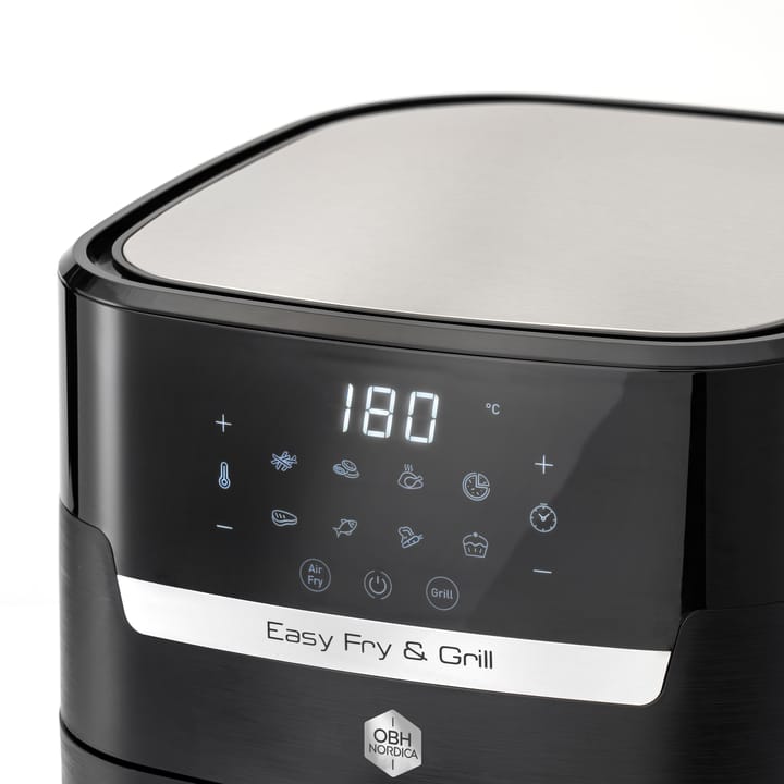 Easy Fry & Grill Precision 2-in-1 Airfryer, Sort OBH Nordica