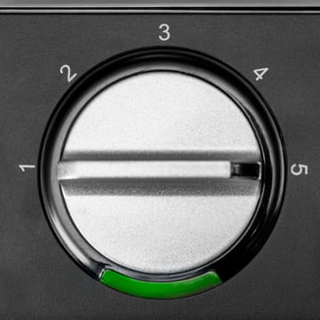 Select 6969 dobbelt vaffeljern 2 vafler - Sort - OBH Nordica