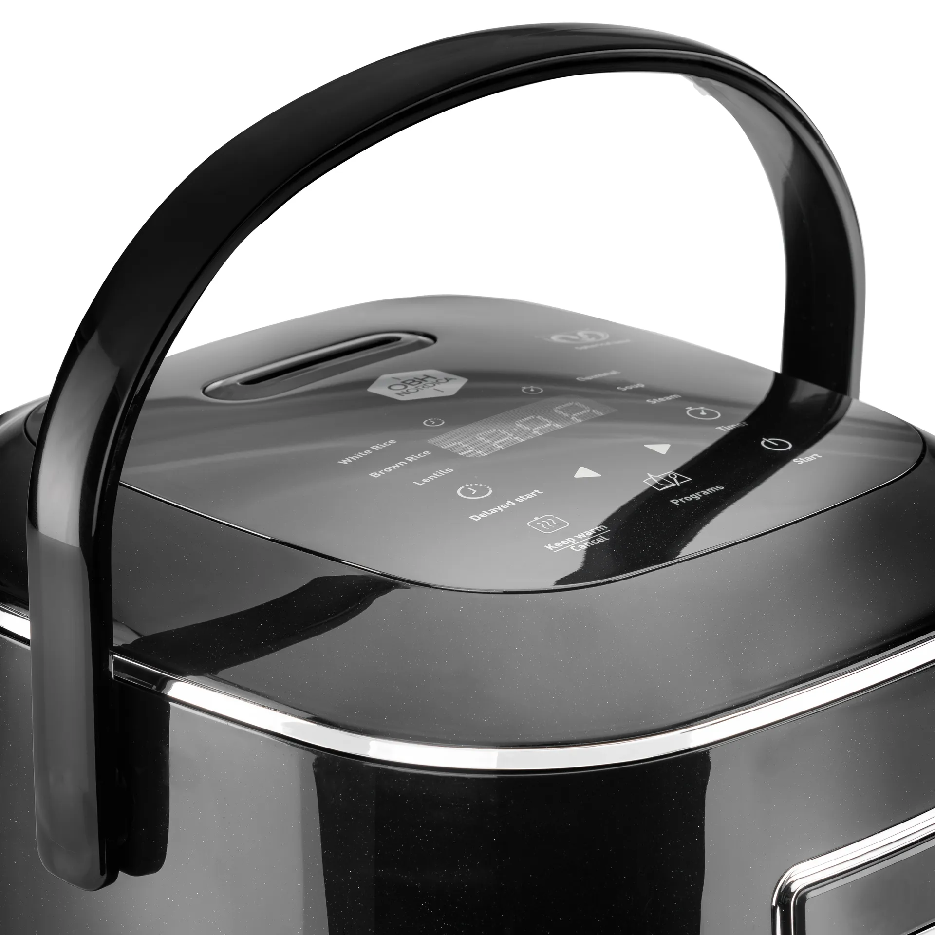 Versatile QK6018S0 riskoger 5-6 portioner, Sort OBH Nordica