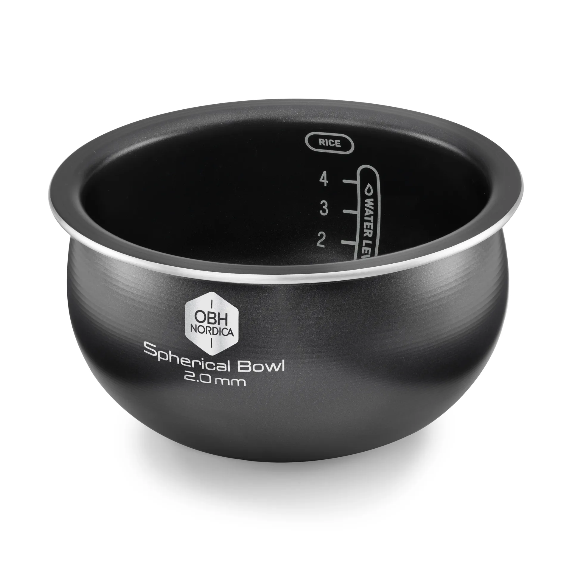 Versatile QK6018S0 riskoger 5-6 portioner, Sort OBH Nordica