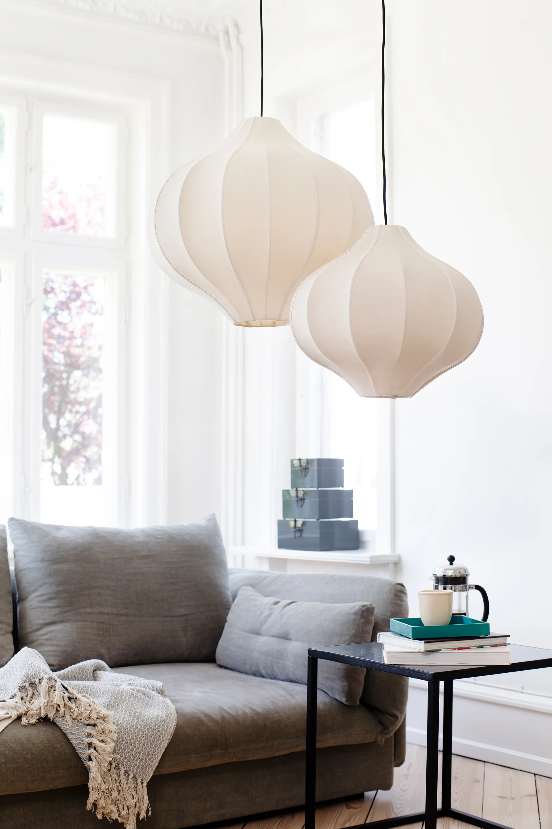 Indochina Classic Onion L lampeskærm, Sand-sand Oi Soi Oi