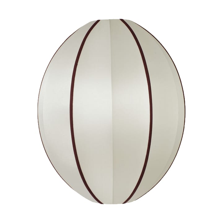 Indochina Classic Oval L lampeskærm, Offwhite-bordeaux Oi Soi Oi