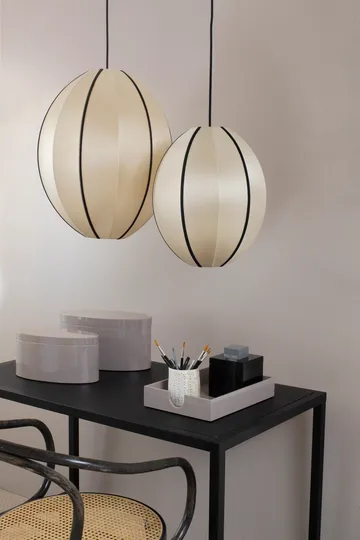 Indochina Classic Oval S lampeskærm - Kit-black - Oi Soi Oi