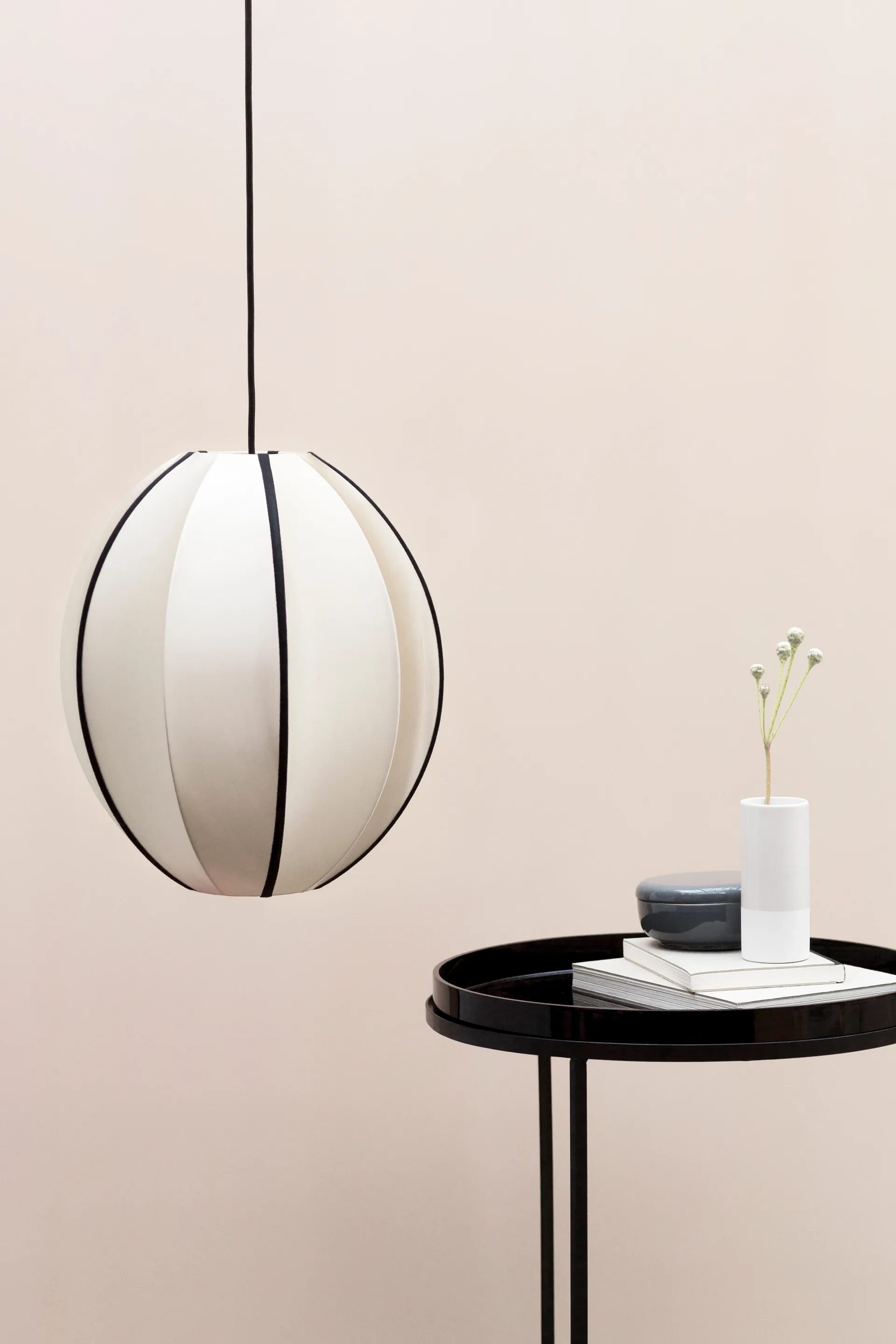 Indochina Classic Oval S lampeskærm, Kit-black Oi Soi Oi