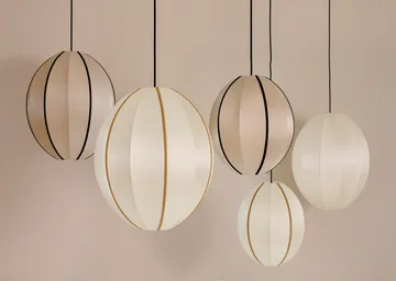 Indochina Classic Oval S lampeskærm - Offwhite-amber - Oi Soi Oi