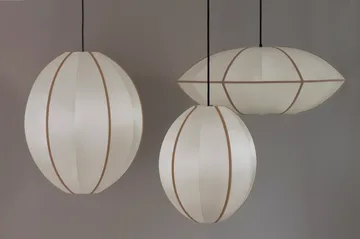 Indochina Classic Oval S lampeskærm - Offwhite-amber - Oi Soi Oi