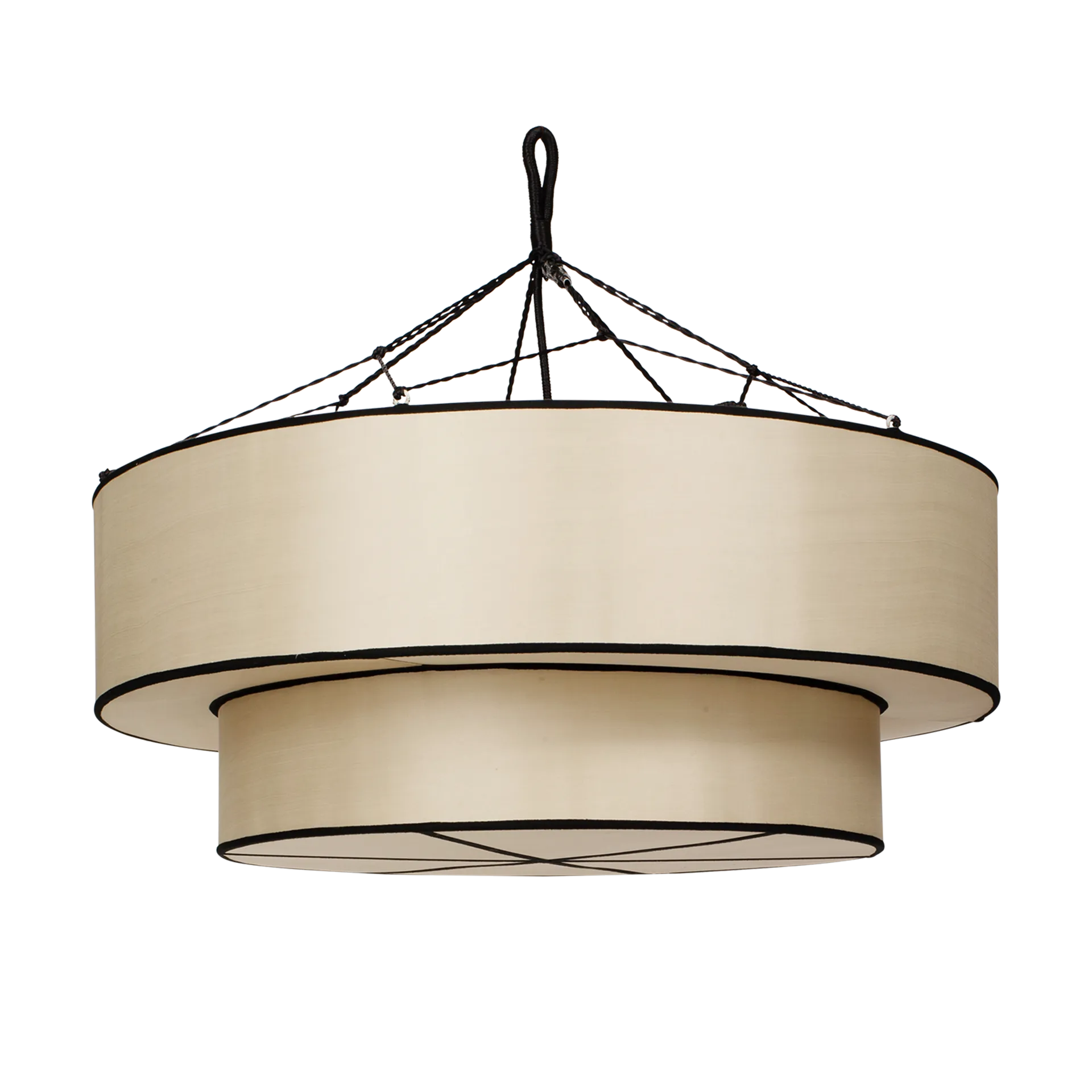 Indochina Classic Tophat lampeskærm, Kit-black Oi Soi Oi