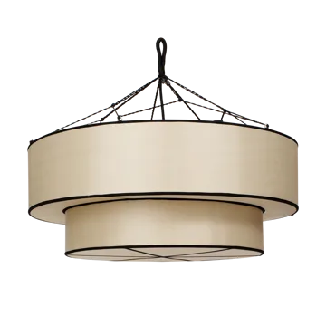 Indochina Classic Tophat lampeskærm - Kit-black - Oi Soi Oi