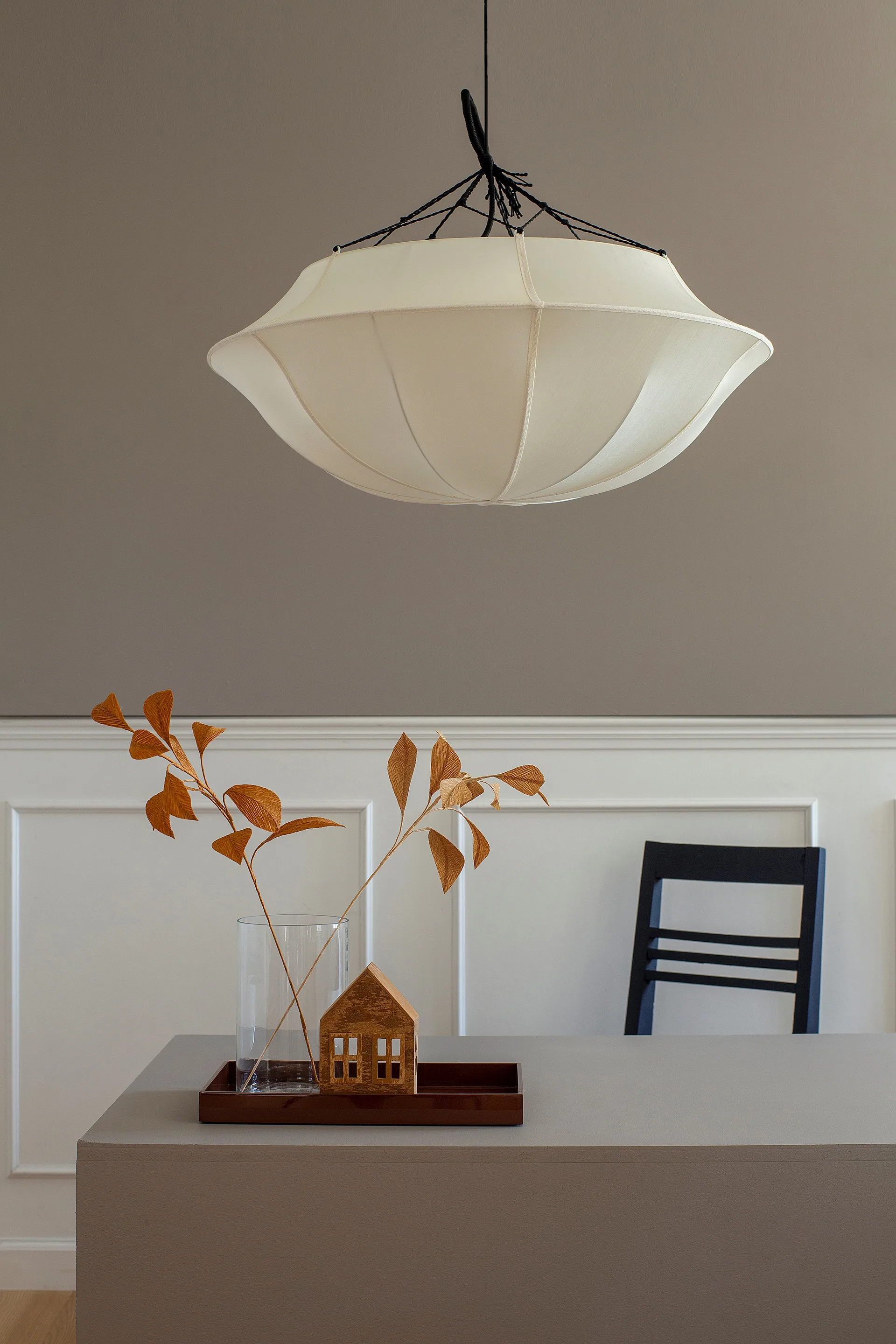 Indochina Classic Umbrella loftlampe, Offwhite Oi Soi Oi