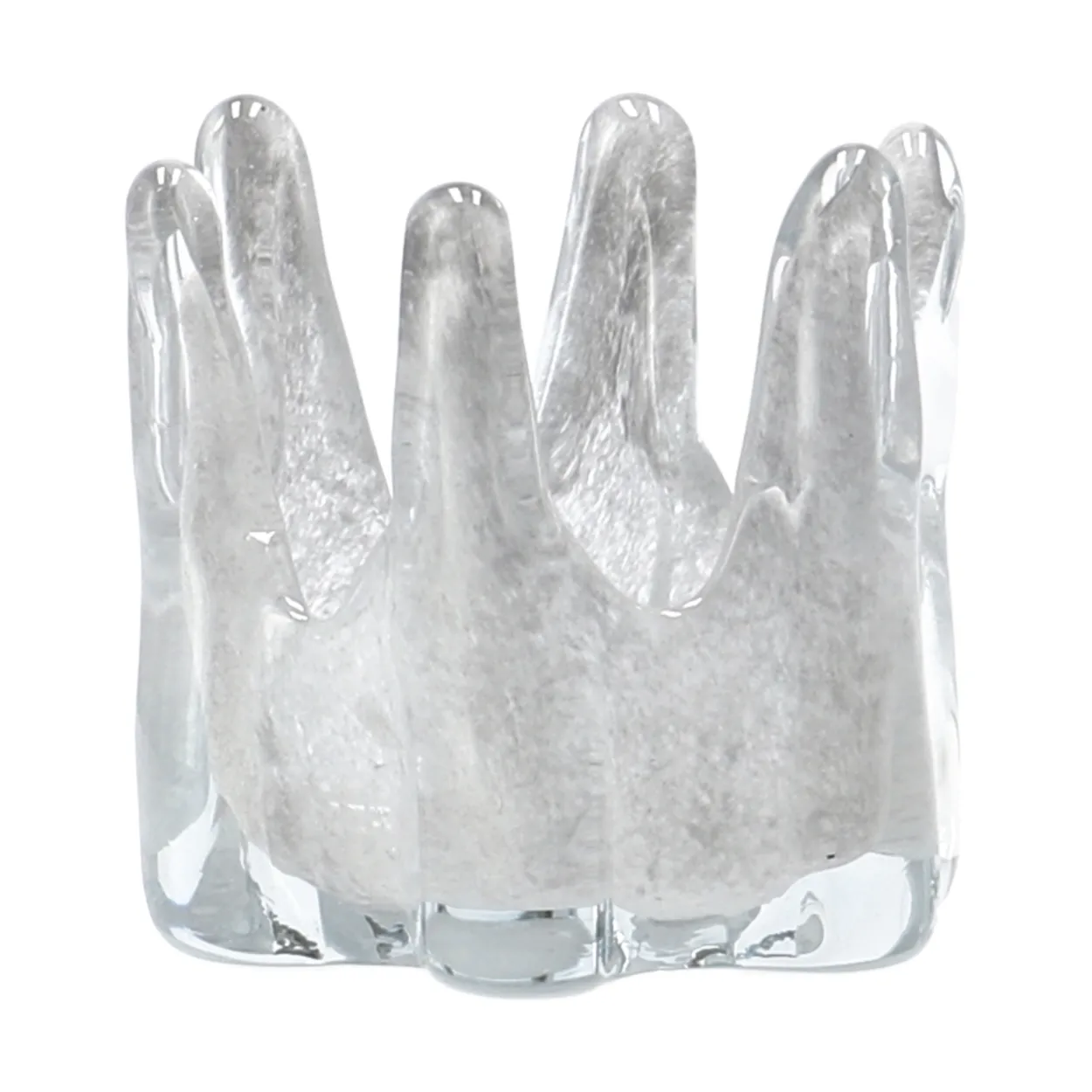 Olsson & Jensen Helix fyrfadsstage Ø10,5 cm Lysegrå