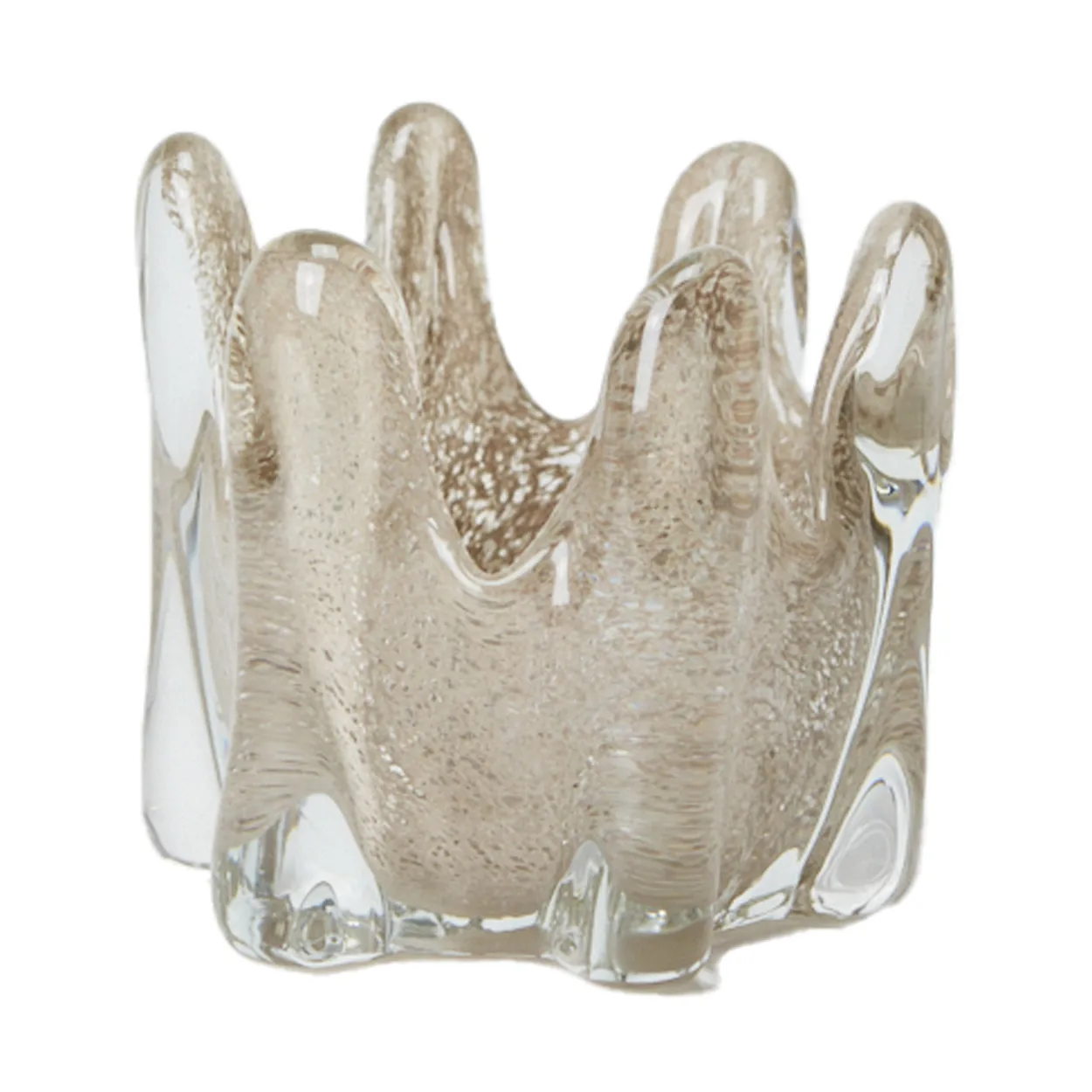 Olsson & Jensen Helix fyrfadsstage Ø10,5 cm Taupe