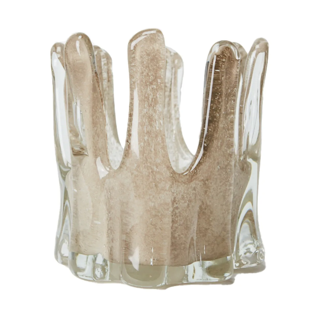 Olsson & Jensen Helix fyrfadsstage Ø14 cm Taupe