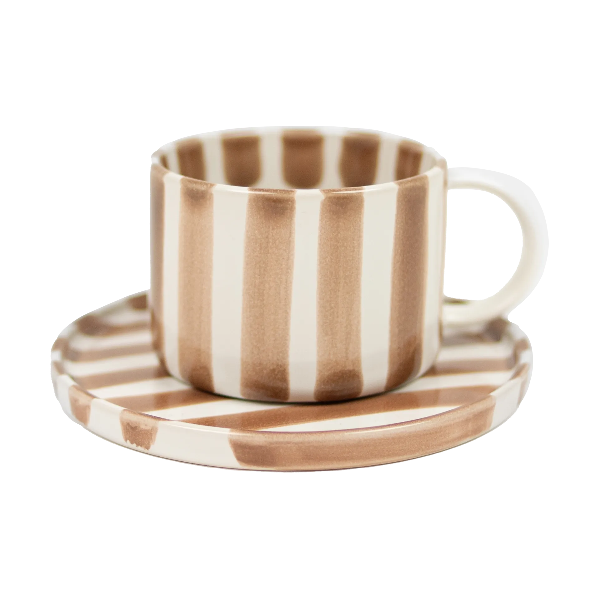 Monica kop med underkop, Beige Olsson & Jensen