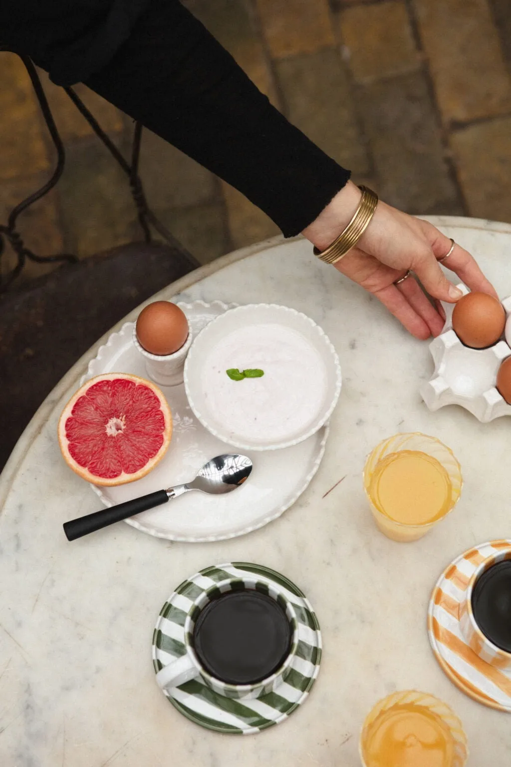 Monica kop med underkop, Grøn Olsson & Jensen