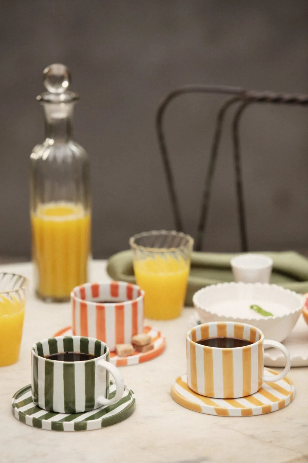 Monica kop med underkop, Gul Olsson & Jensen