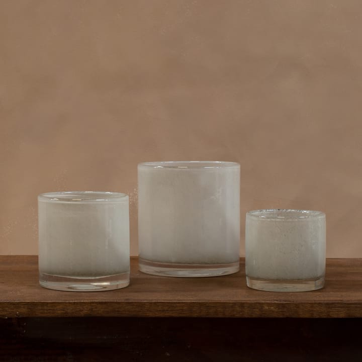 Nilla fyrfadsstage 8 cm, Gråbeige Olsson & Jensen