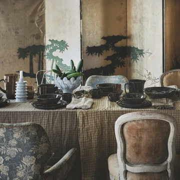 Yuki salatskål - Brun/Sort - Olsson & Jensen