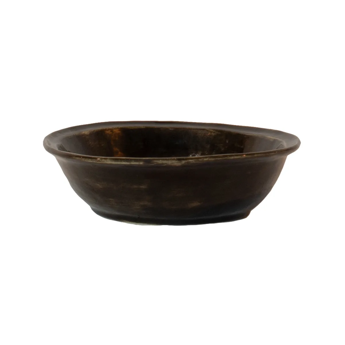 Yuki suppe-/pastatallerken, Brun/Sort Olsson & Jensen