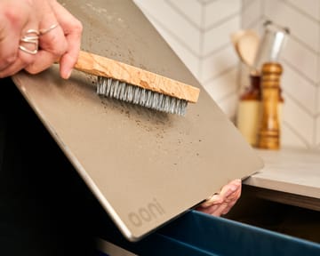 Ooni børste til pizzaovn - Wood-stainless steel - Ooni