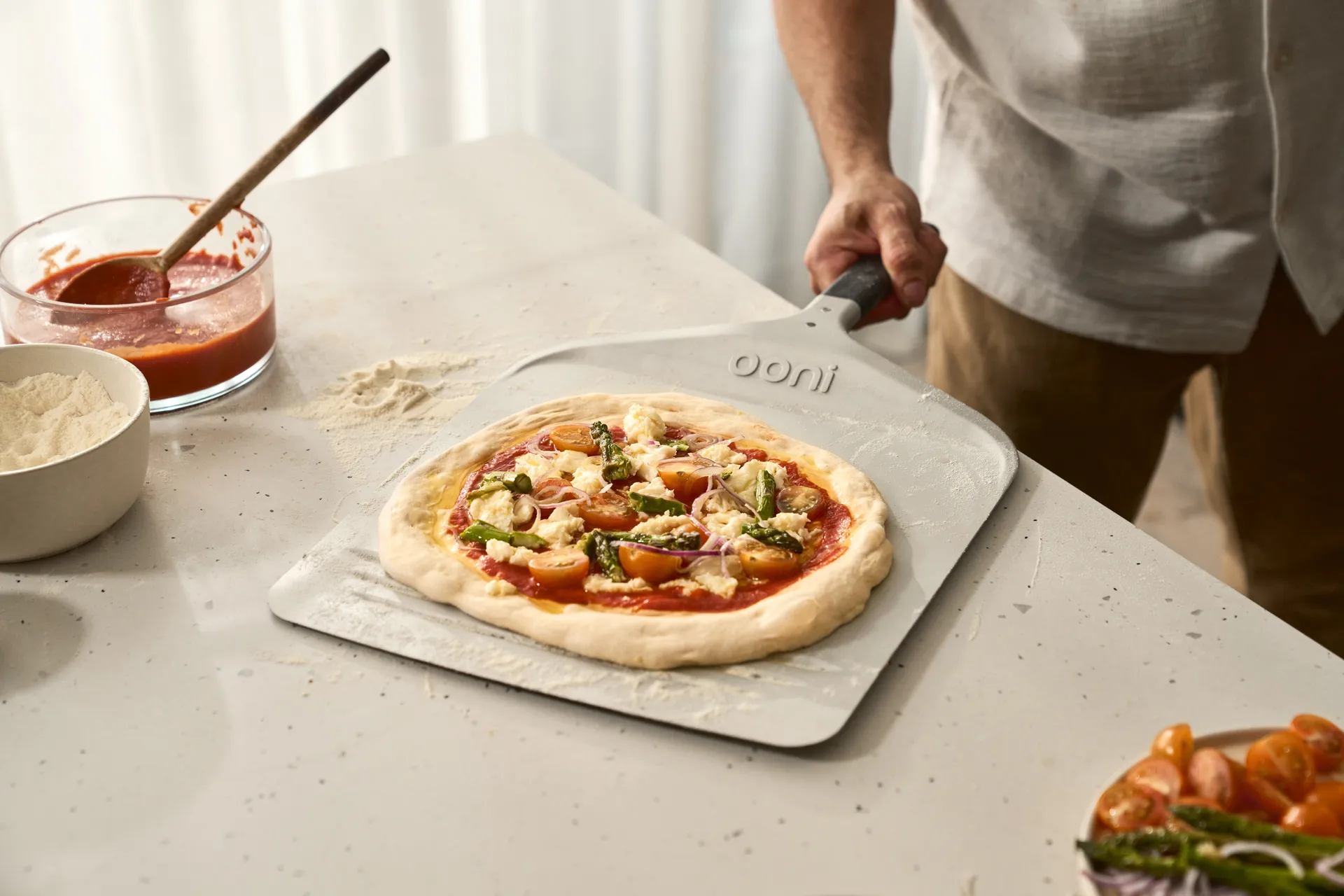 Ooni Compact pizzaspade, Silver, 12" Ooni