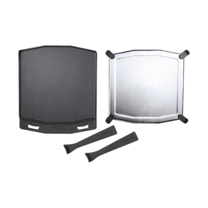 Ooni dobbeltsidet grillpande/stegerist, Cast iron Ooni