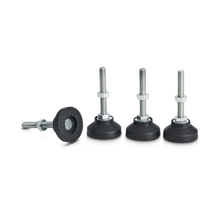 Ooni foot kit til modulbord 4-pak - Black - Ooni