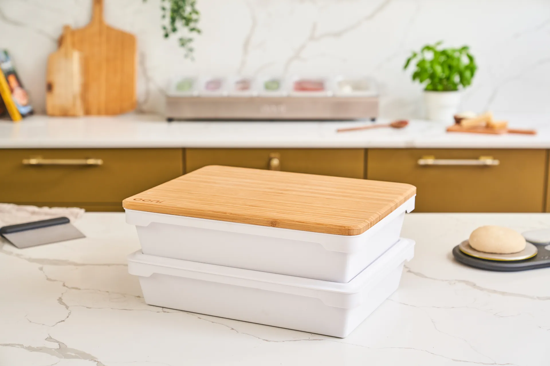 Ooni forberedelseslåg til dejkasse, Bamboo Ooni