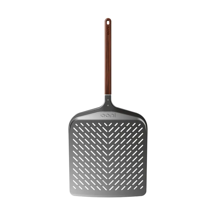 Ooni Signature perforeret pizzaspade - Aluminium-valnød, 14 - Ooni