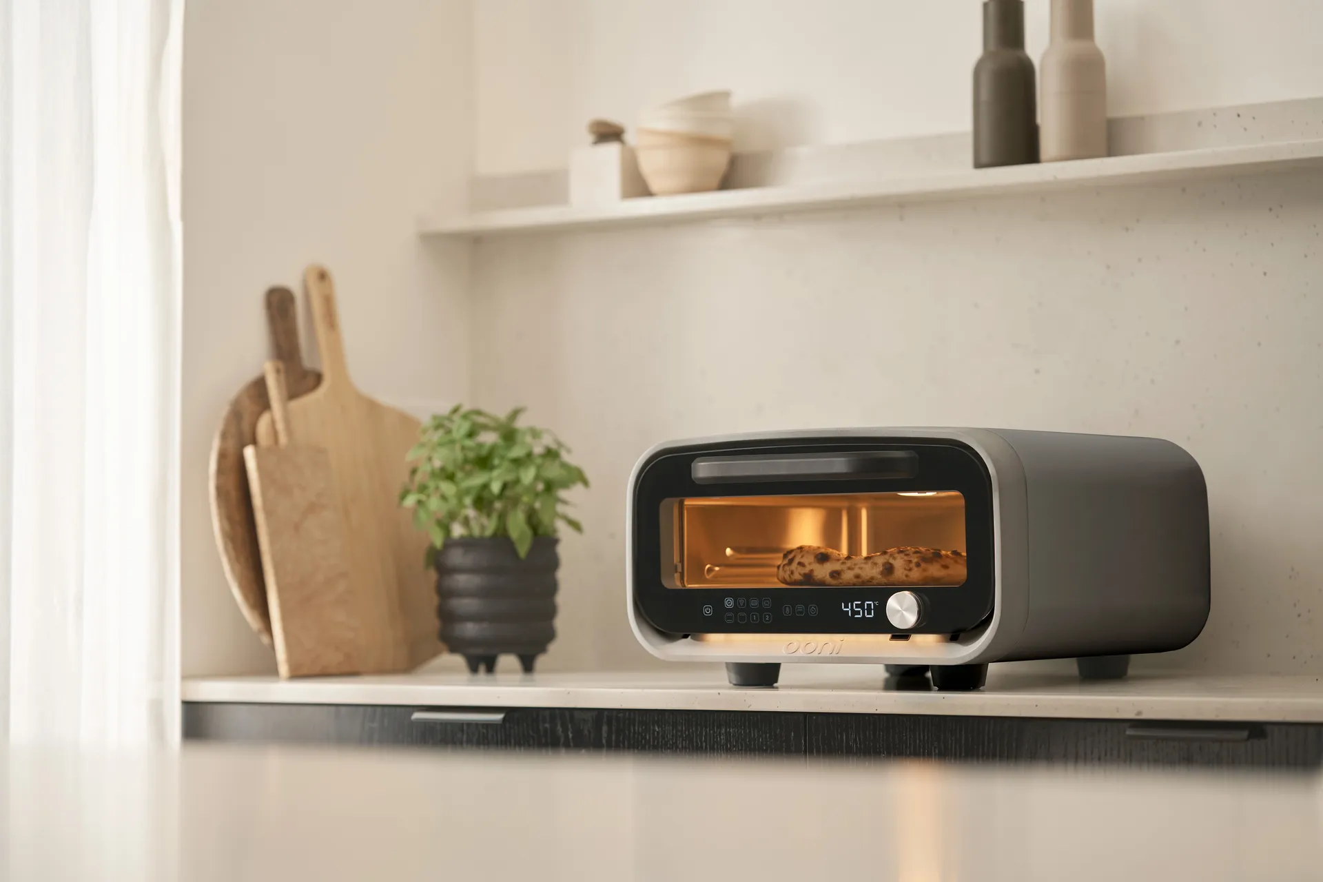 Ooni Volt 2 elektrisk pizzaovn, Charcoal grey Ooni