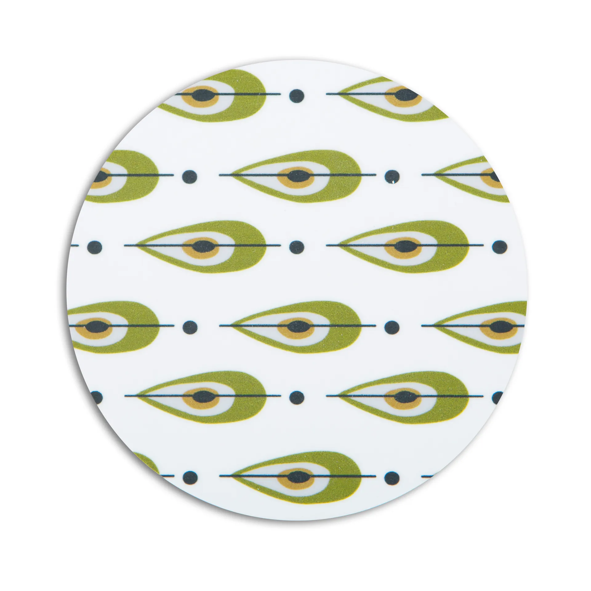 High Pears 1 bordskåner 21 cm, Olivengrøn Opto Design