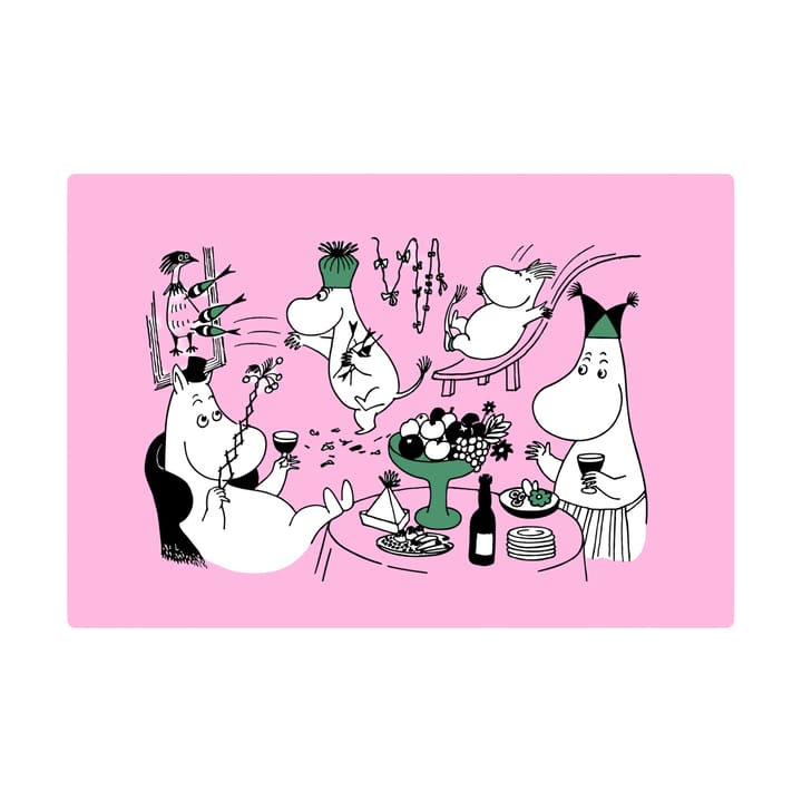 Moomin 80 dækkeserviet 27,5x40 cm - Pink - Opto Design