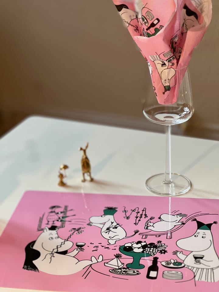 Moomin 80 dækkeserviet 27,5x40 cm, Pink Opto Design