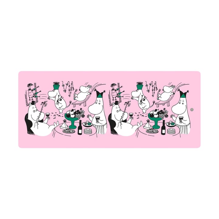 Moomin 80 serveringsbakke 17x40 cm - Pink - Opto Design