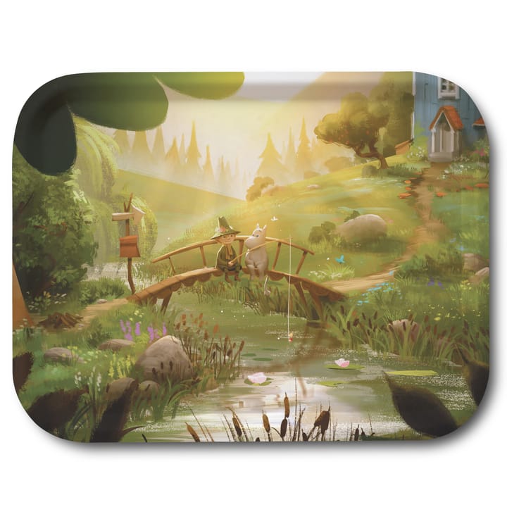 Moomin TV-Series bakke 27x20 cm - Moomin & Snufkin bridge - Opto Design