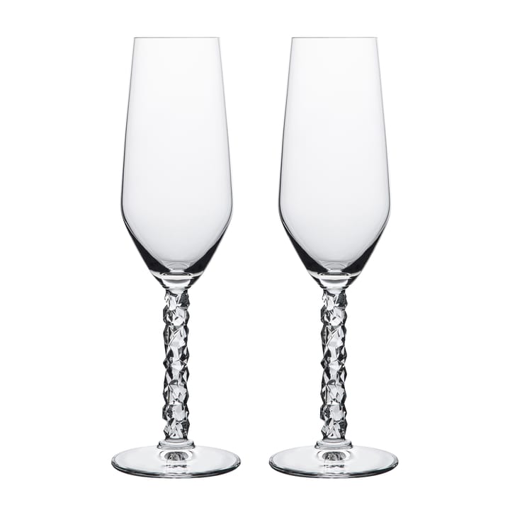 Carat champagneglas 24 cl 2-pak, Klar Orrefors