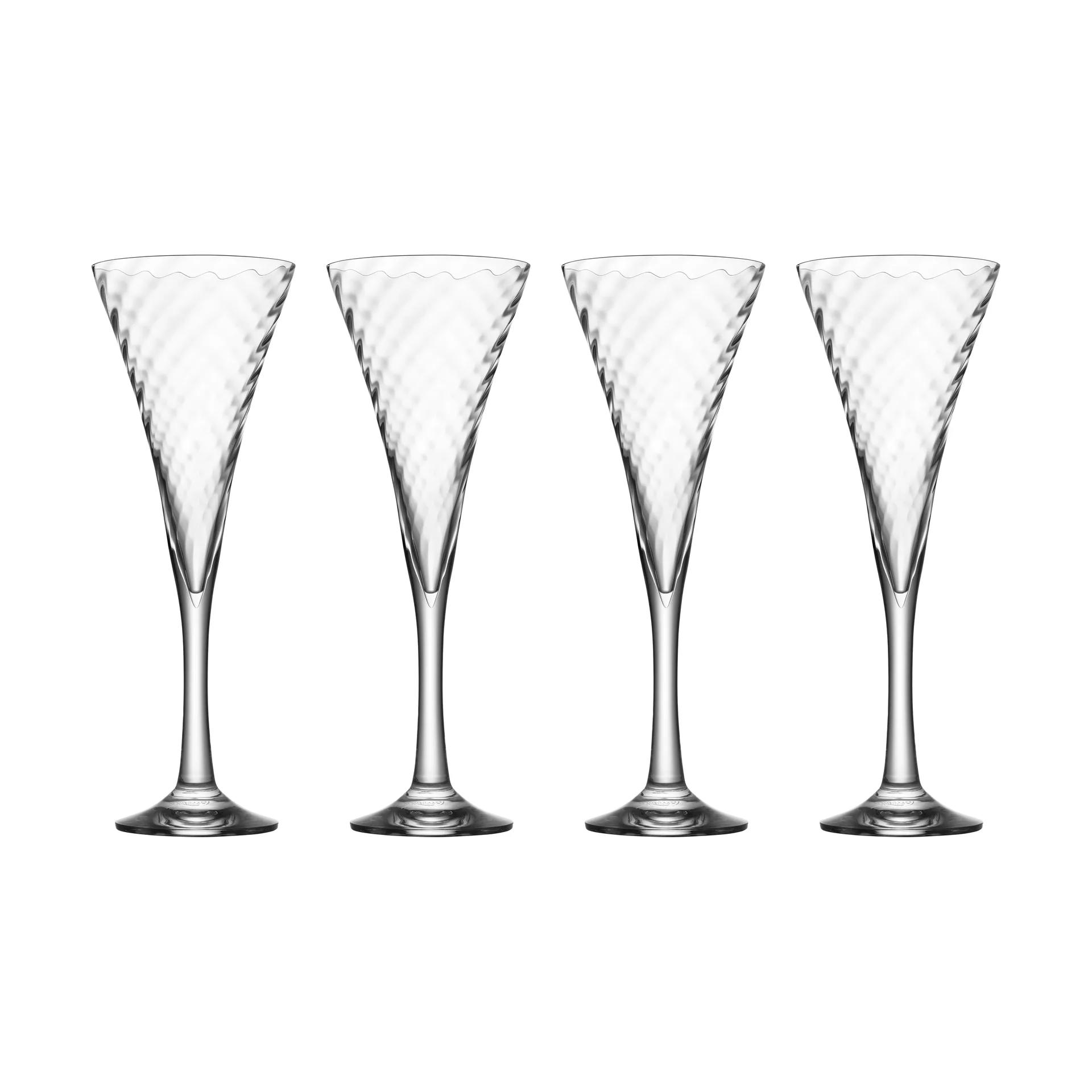 Helena champagneglas 25 cl 4-pak, Klar Orrefors