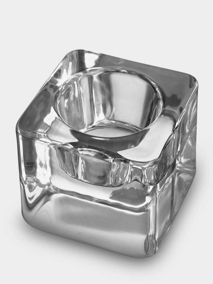 Ice cube fyrfadsstage 70 mm, Klar Orrefors