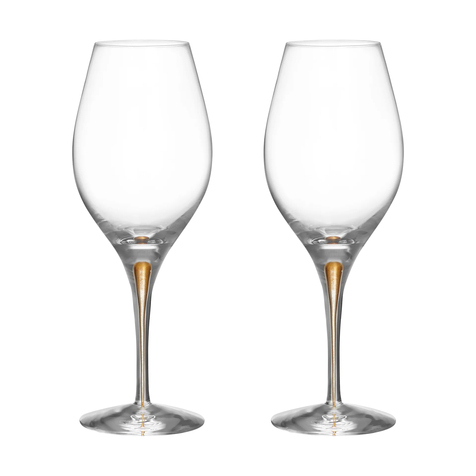 Intermezzo Balance vinglas 44 cl 2-pak, Guld Orrefors
